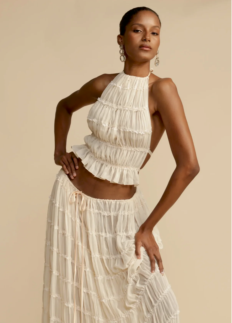 Rosalie Pleated Set
