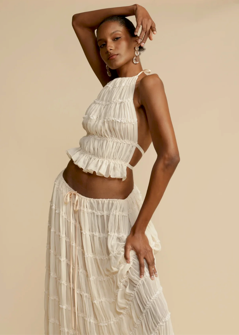 Rosalie Pleated Set
