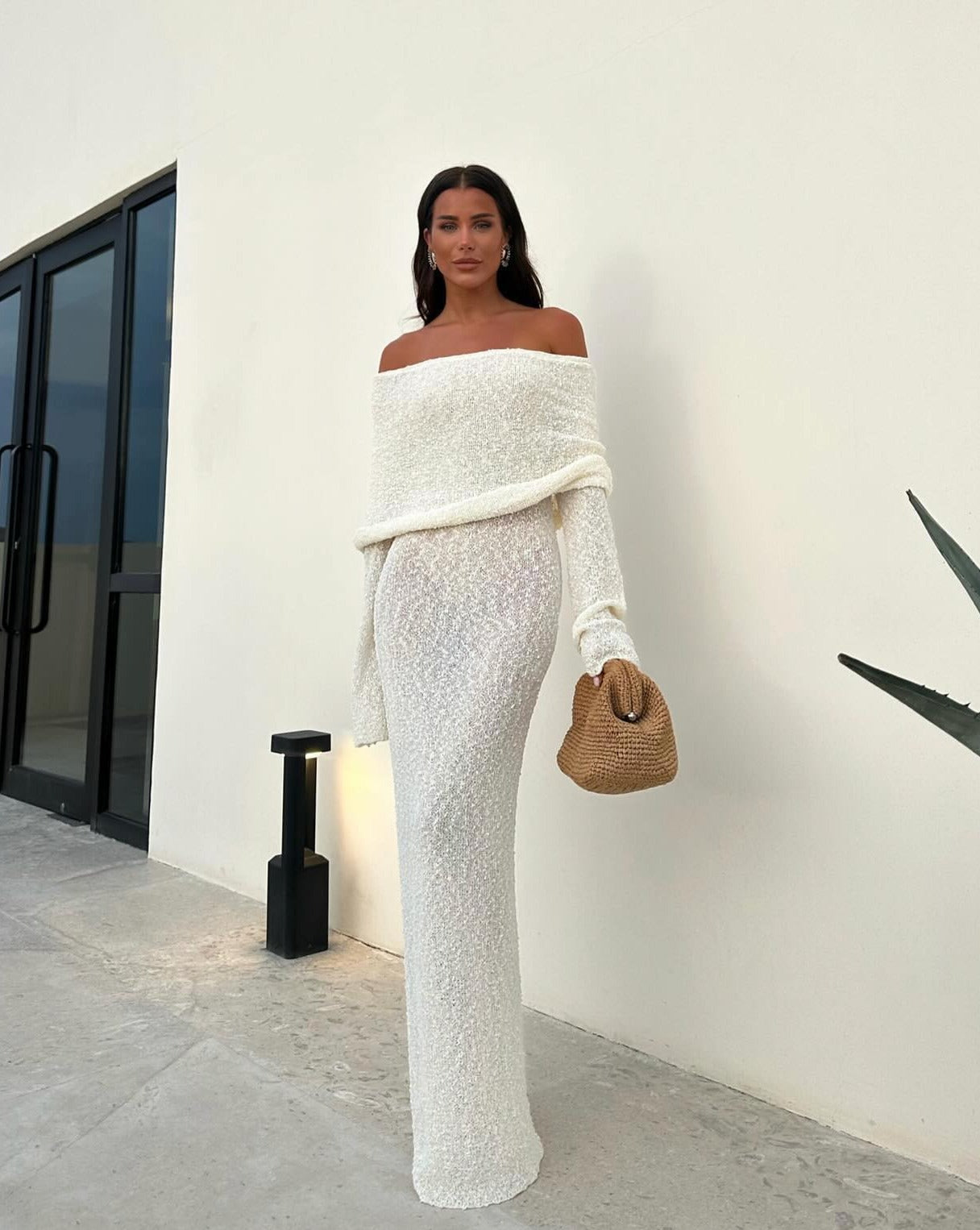 Stylova™ | Off-Shoulder Maxi Dress