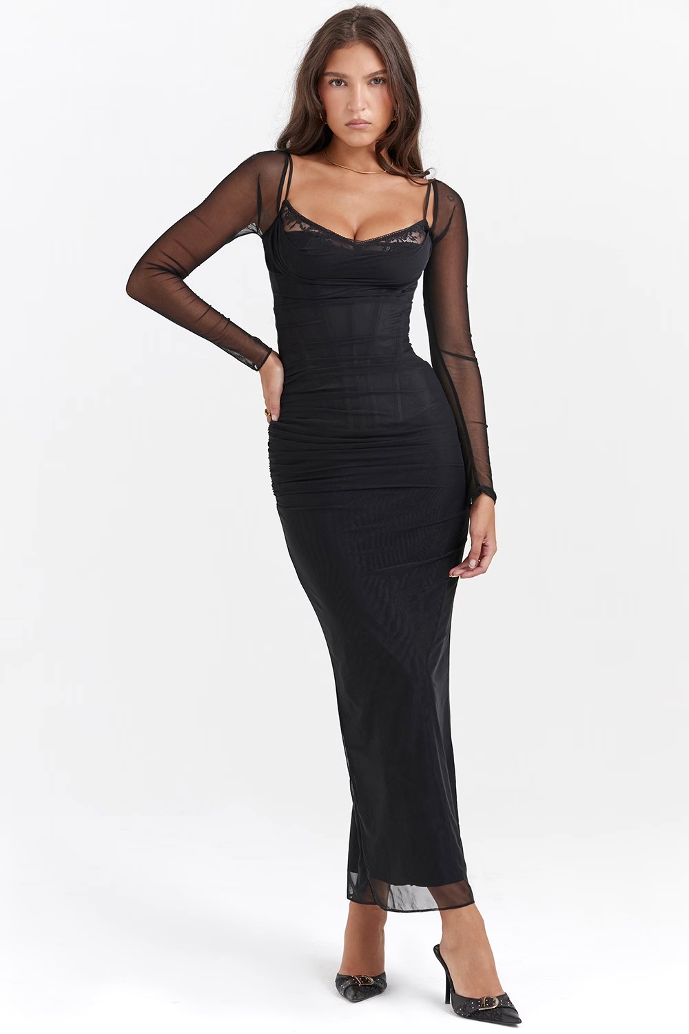 Stylova™ | Mystic Elegance Maxi Dress