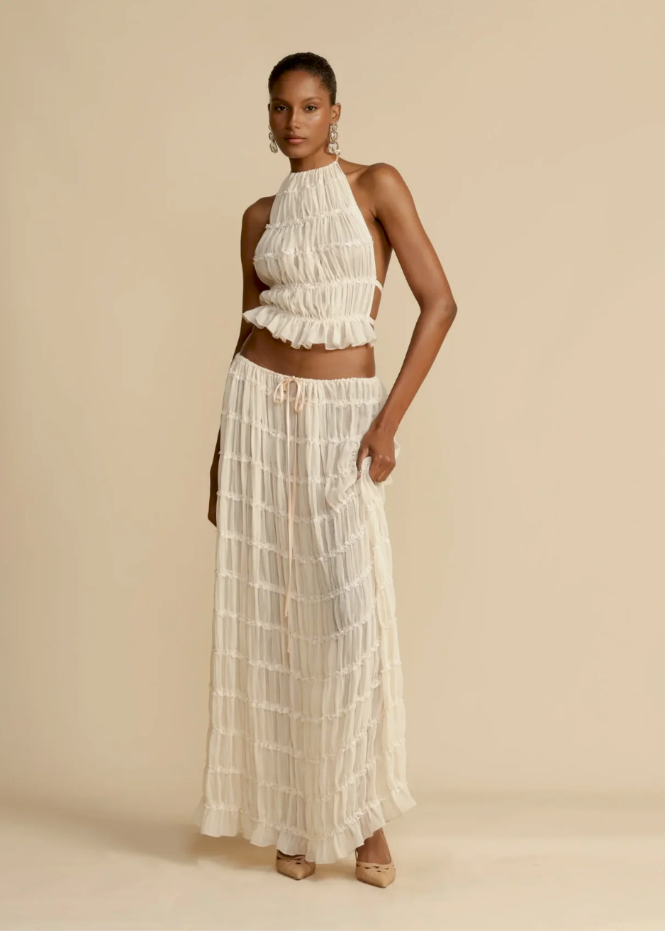 Rosalie Pleated Set