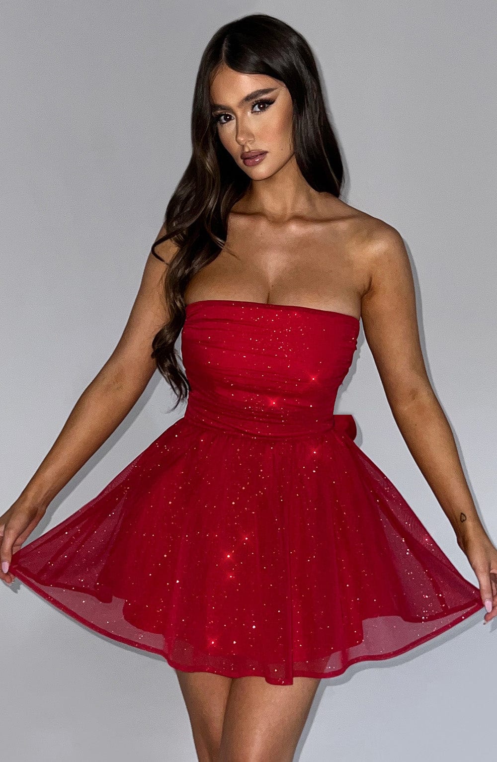 Elegant Sparkle Mini Dress