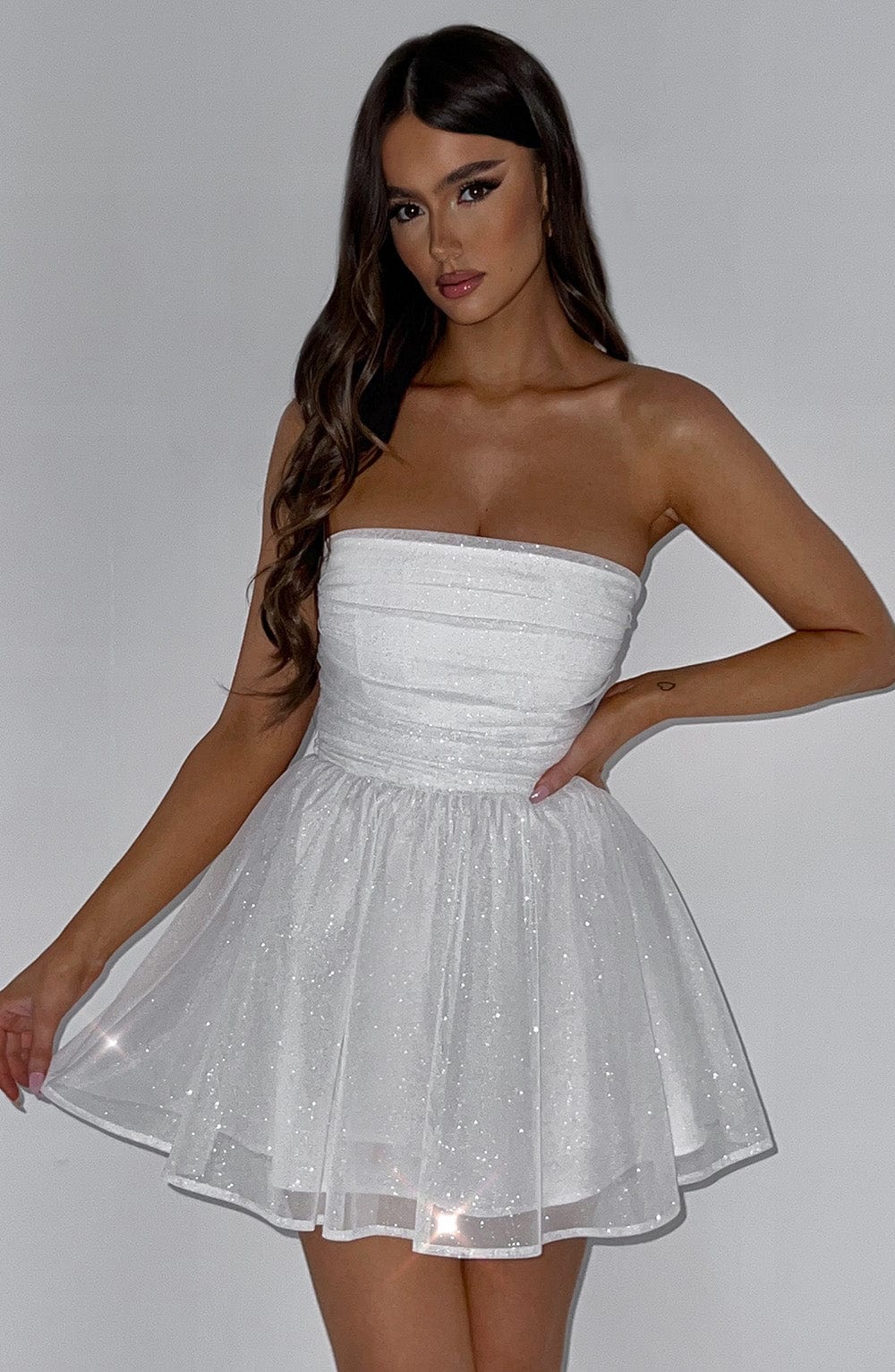 Elegant Sparkle Mini Dress